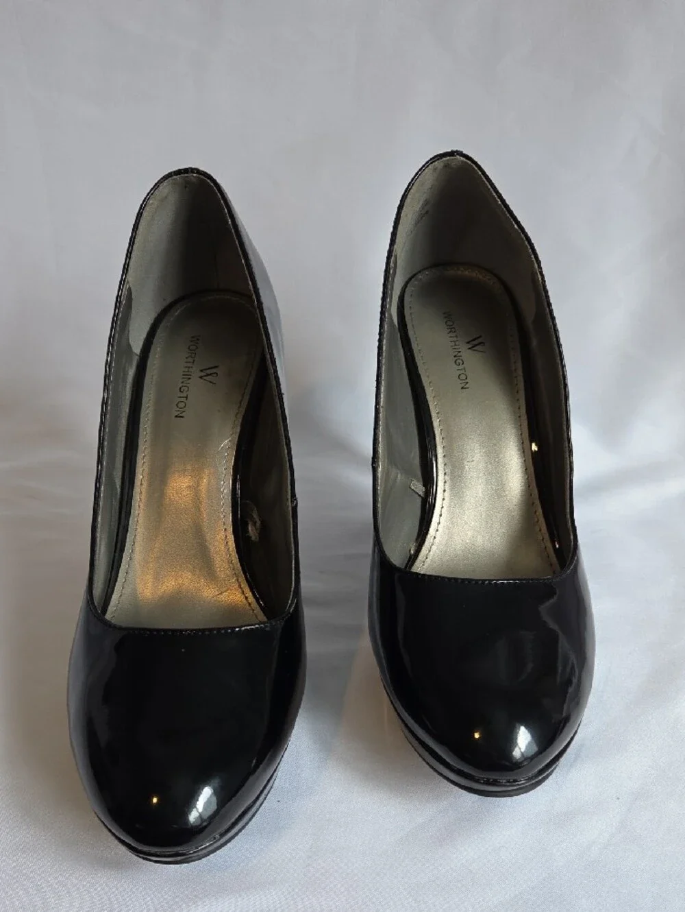 Worthington Black Patent High Heel Pumps